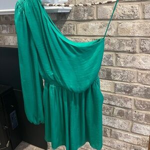 Green Romper from Anthropologie